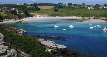 Beautiful panoramic view of the sea – Portsall