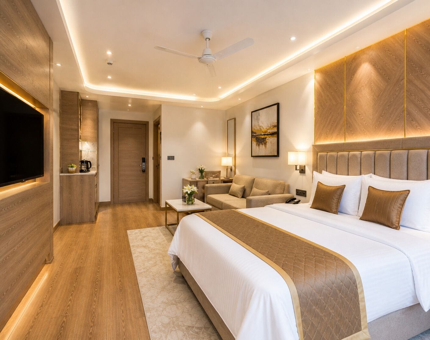 Wifi gratis y ropa de cama 