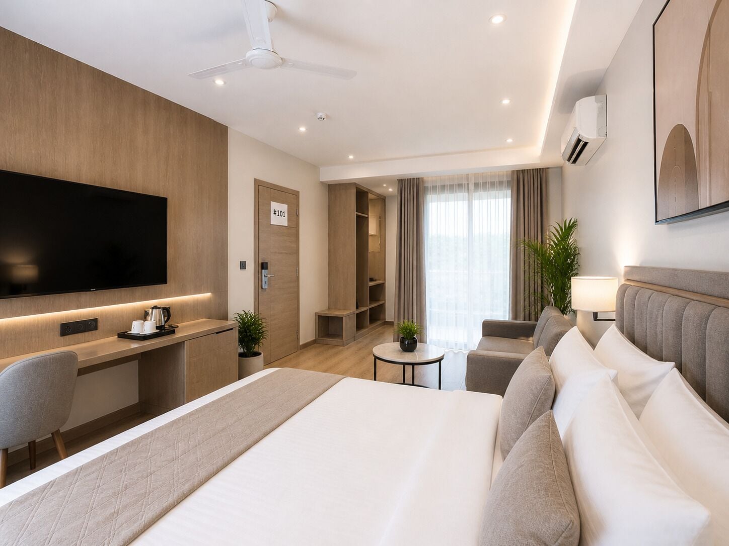 Wifi gratis y ropa de cama 