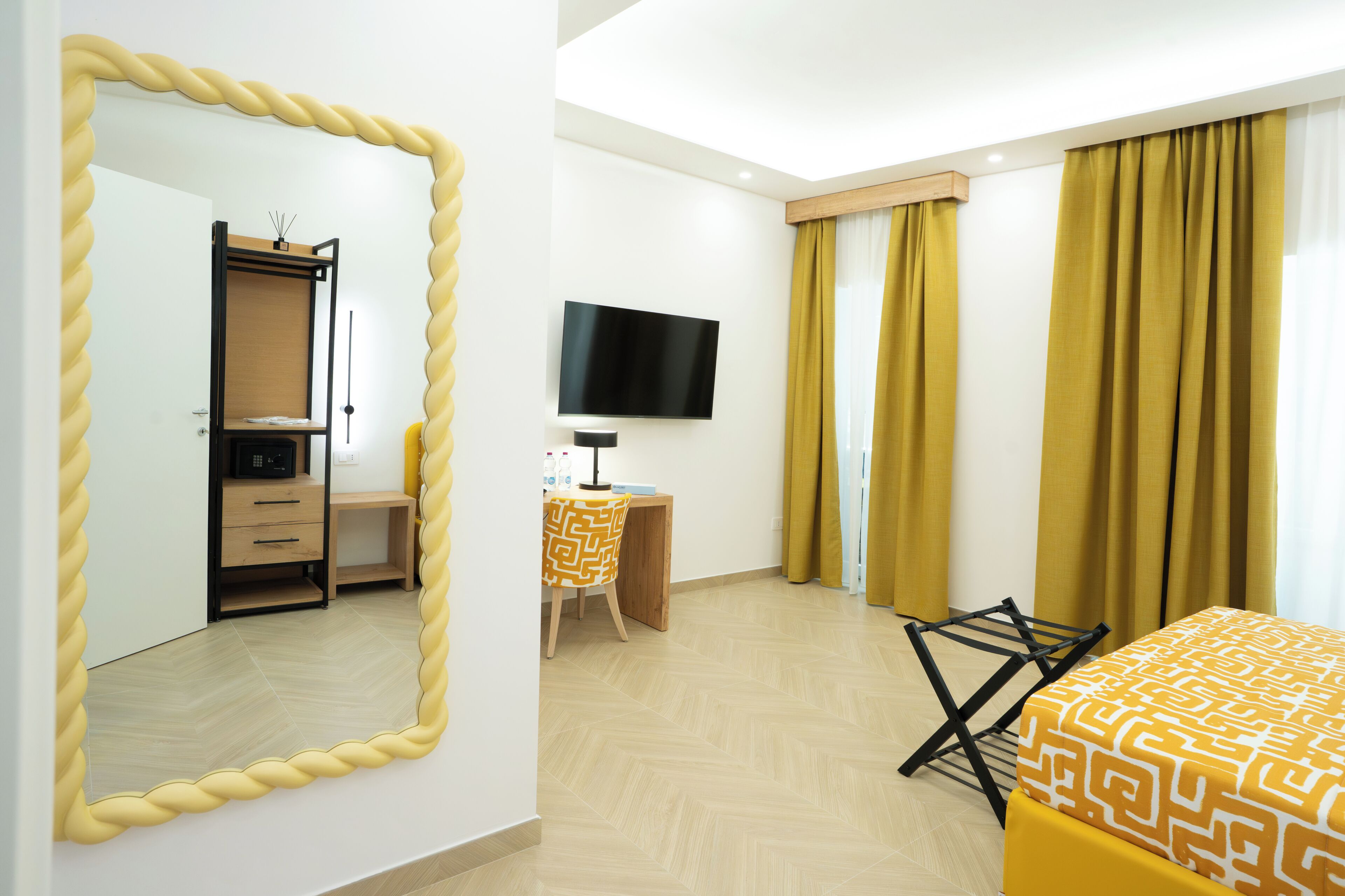 Tripla Deluxe, 1 letto queen, balcone, vista città | Biancheria in cotone egiziano, biancheria da letto di alta qualità