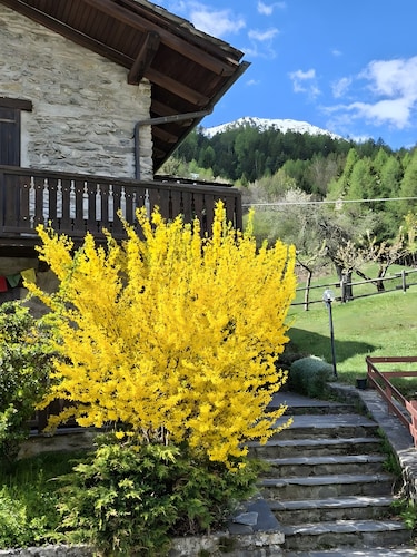 Holiday Home 'La Tana Con L'Ermellino' with Mountain View, Shared Garden and Wi-Fi