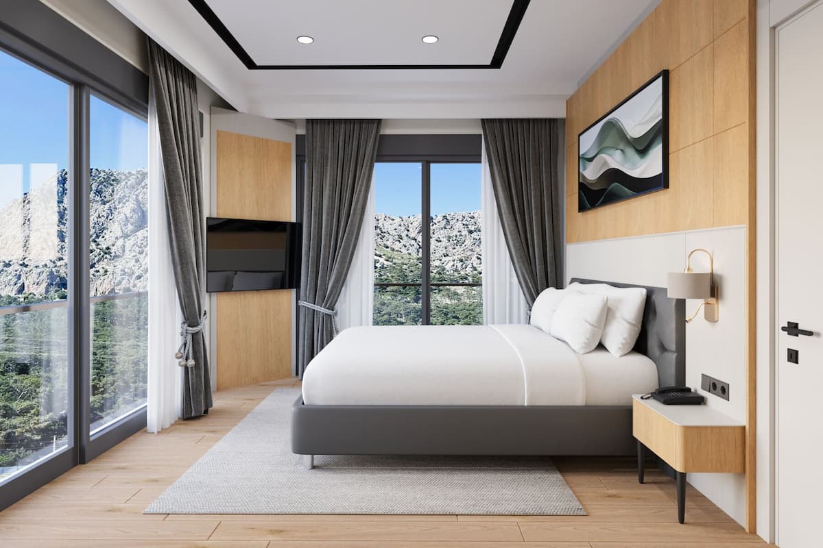 Suite junior, 1 cama de matrimonio grande, no fumadores (Duplex) | Ropa de cama de alta calidad, minibar, caja fuerte