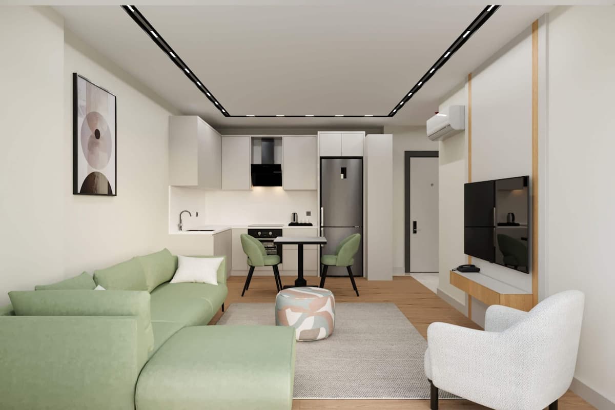 Suite, 1 cama de matrimonio grande, fumadores | Ropa de cama de alta calidad, minibar, caja fuerte