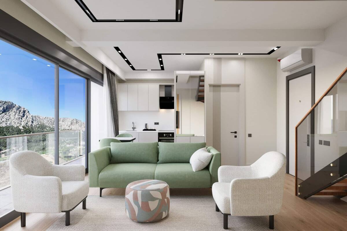 Suite familiar, varias camas, no fumadores (Duplex) | Cocina privada | Frigorífico grande, horno, placa de cocina y lavavajillas