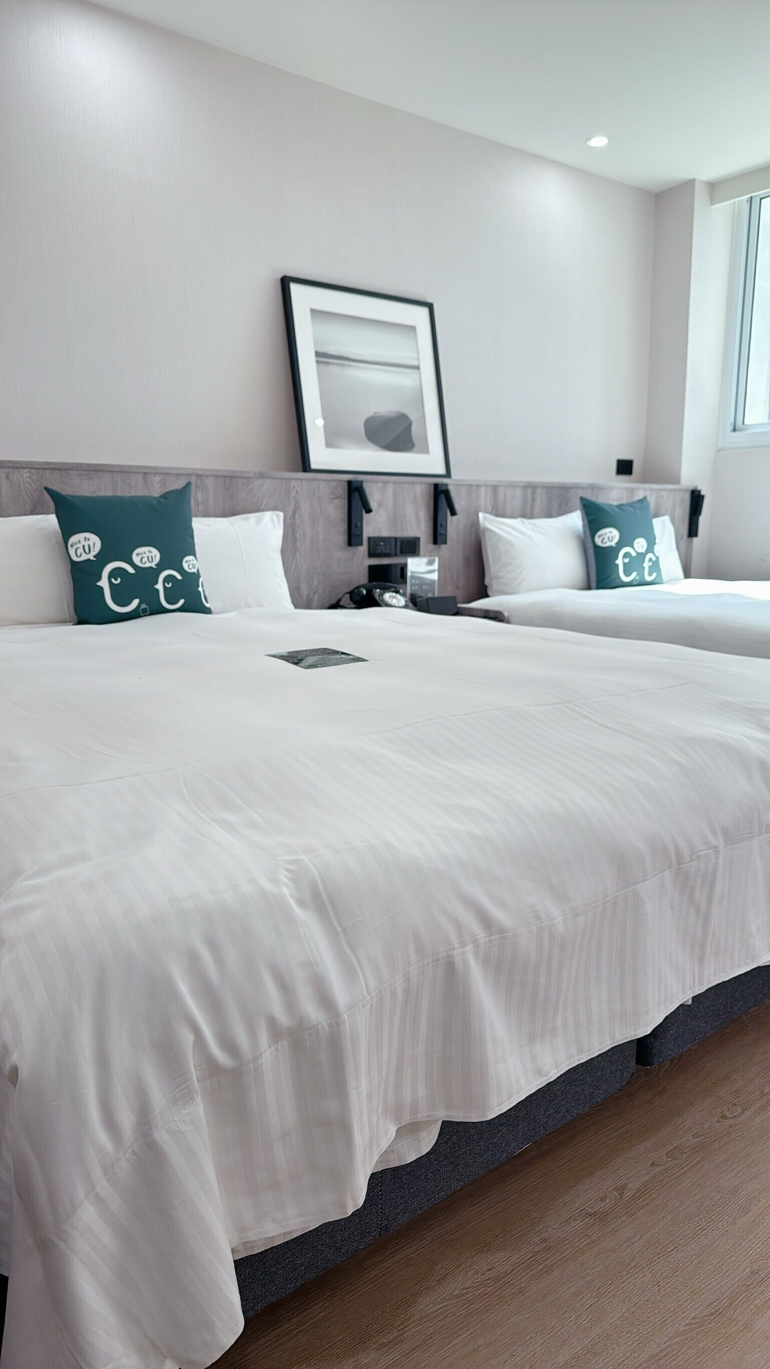 Down duvets, blackout curtains, free WiFi