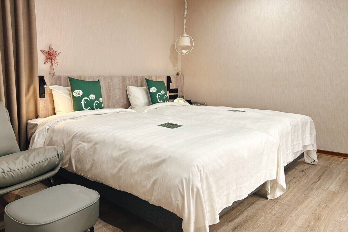 Twin Room, 2 Twin Beds, Non Smoking | Down comforters, blackout drapes, WiFi (free)