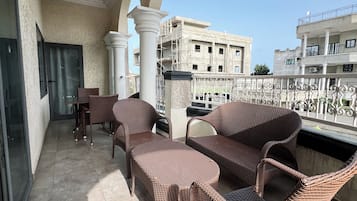 Deluxe Apartment, Balcony | Property grounds