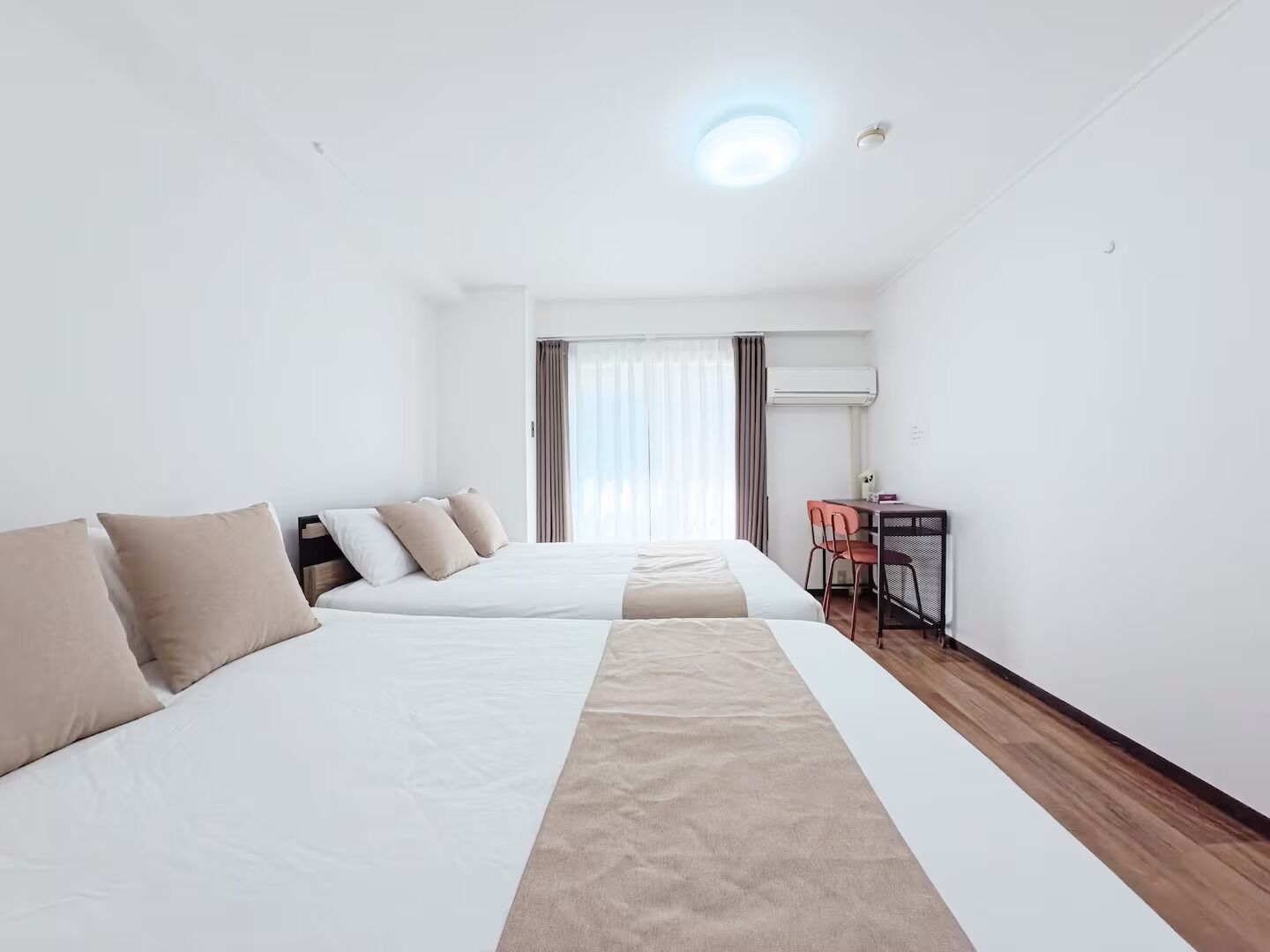 Comfort Quadruple Room, Balcony, City View | Desk, laptop workspace, blackout drapes, soundproofing