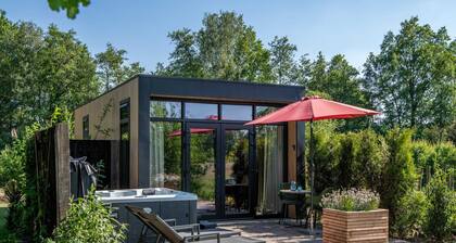 Private Sauna at Wellness Lodge in Drenthe