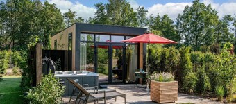 Private Sauna at Wellness Lodge in Drenthe