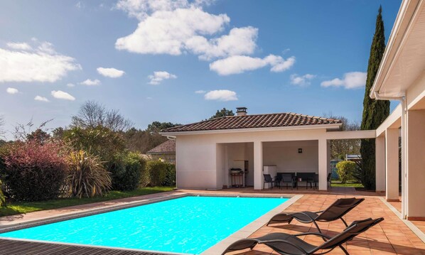 Pool - Contemporary villa with pool - 8 guests (Sanguinet)