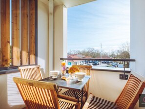 Outdoor dining - Cozy apartment in the heart of Biscarrosse - 4 guests (Biscarrosse)