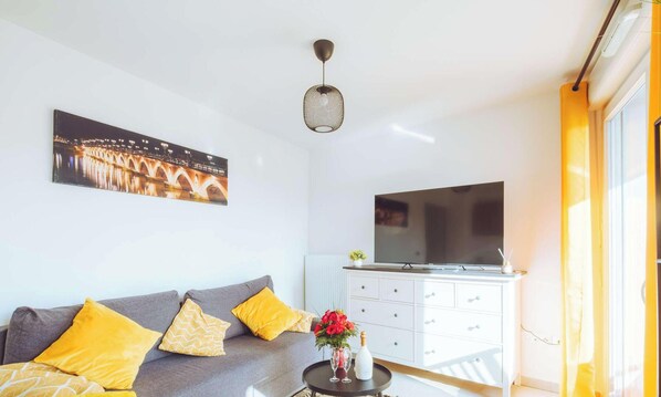 Living area - Cozy apartment in the heart of Biscarrosse - 4 guests (Biscarrosse)