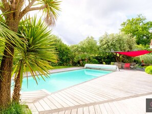 Pool - One-story villa with pool - 8 guests (Biscarrosse)