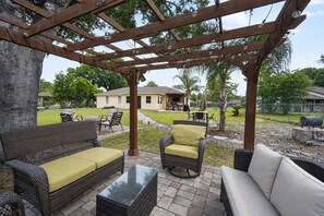 Terrace/patio - Quiet Lakeland 3BR Retreat Near Lakes & Parks (Lakeland)
