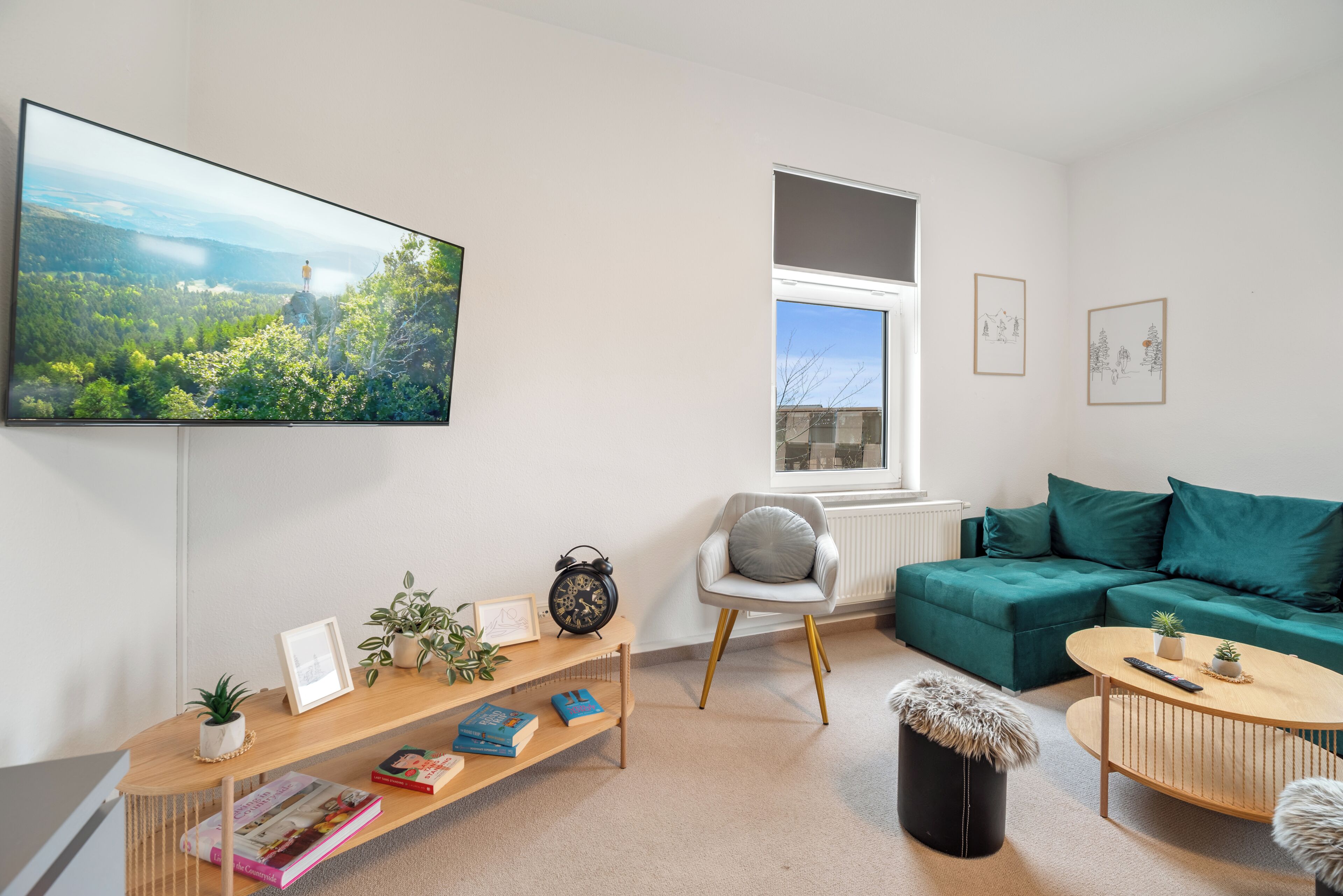 Comfort-Apartment, Stadtblick | Wohnbereich