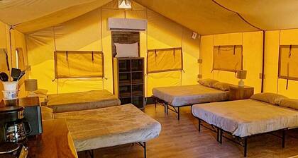 Cozy Safari Tent with Barbecue in Staples, Texas