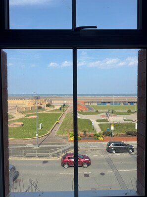 Basic Single Room, 1 Twin Bed, Sea View | Beach/ocean view - Sand Beach Hotel (Rhyl)