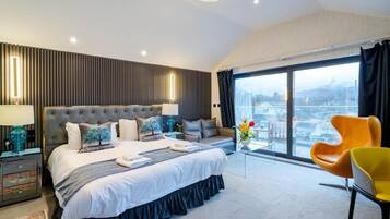 Junior Suite, Balcony, Mountain View | Iron/ironing board (on request), free WiFi