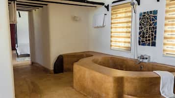Villa, 4 Bedrooms, Hill View | Bathroom | Combined shower/tub, slippers