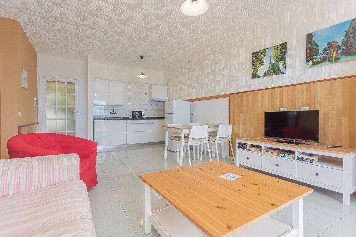 Apartment (Two-Bedroom Apartment with Sea View) | Iron/ironing board, WiFi (free), bed sheets