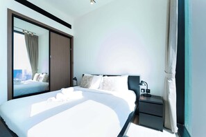 Iron/ironing board, WiFi, bed sheets - Free housekeeping visits during your stay - StayShort - 1 Bed in Jumeirah Village Circle for 4 in a Great Location! (JVC)
