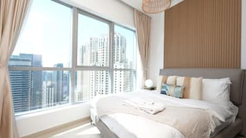 Presidential Apartment, 4 Bedrooms, Harbour View | Egyptian cotton sheets, premium bedding, down duvets, in-room safe