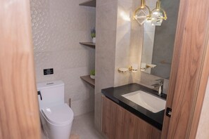 Bathroom - The Art of Rest: Designer Suite with Luxury Linens & Smart Home Features (Cuenca)