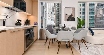 Cozy & Modern 2BR/2BA in Downtown NYC