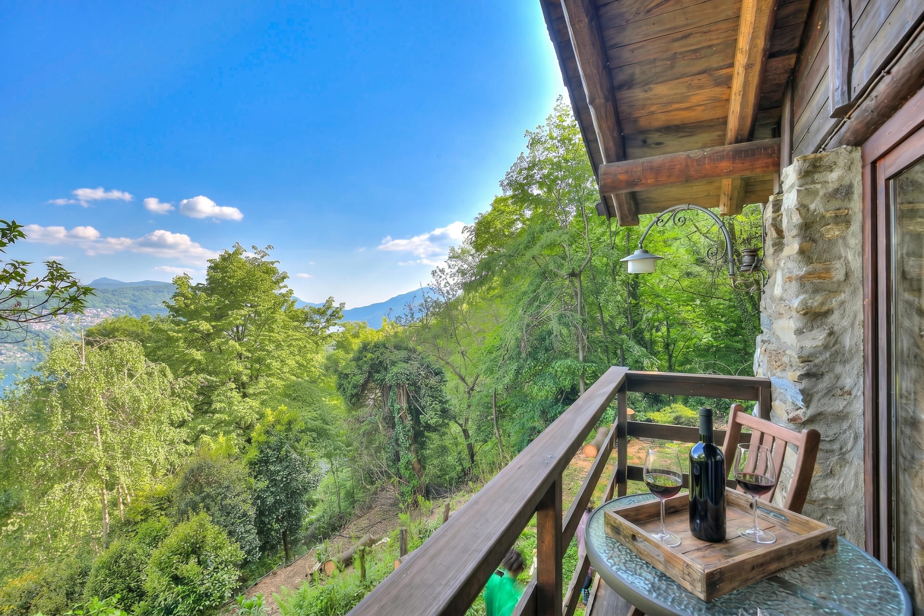 Standard House, 1 Bedroom, Balcony, Mountainside (La Capannina Lake & Mountain Views) | Balcony