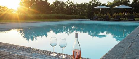 Seasonal outdoor pool