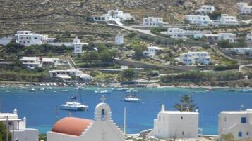Superior Double or Twin Room, Balcony, Partial Sea View | View from room