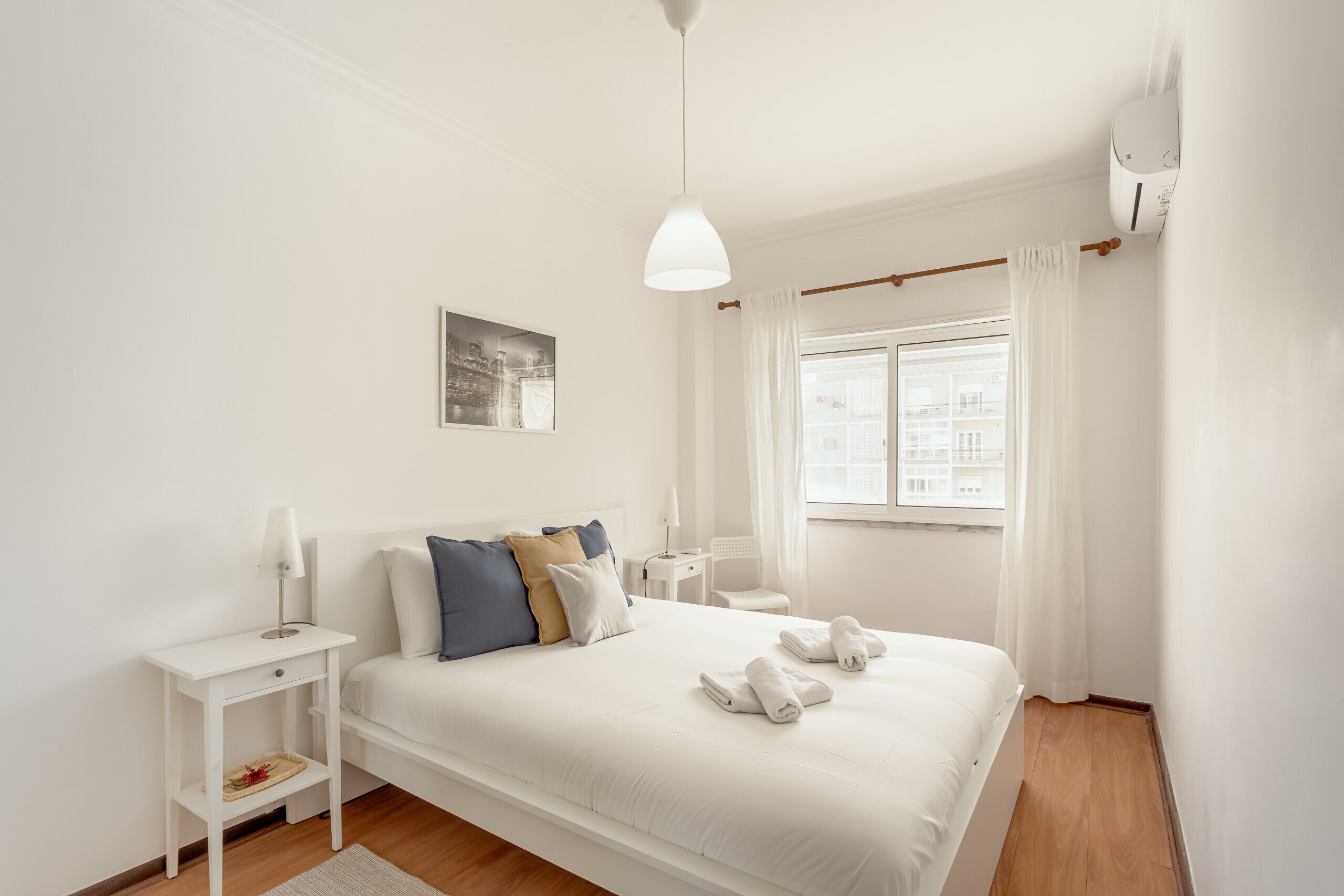 2 dormitorios y ropa de cama