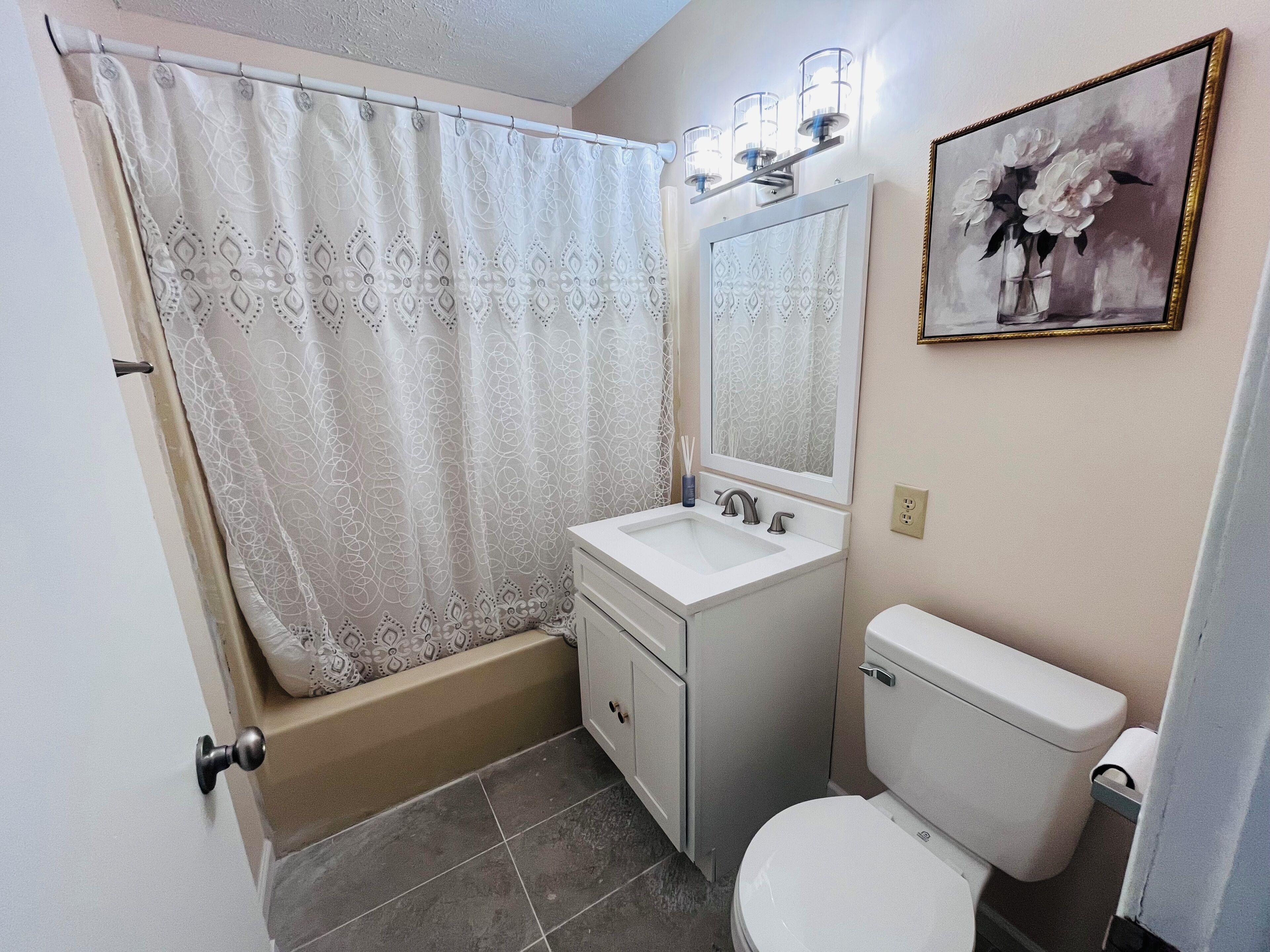 Towels, soap, toilet paper