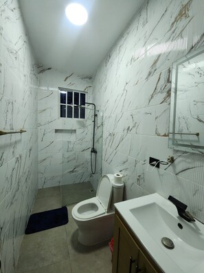 Hair dryer, towels, soap, toilet paper -  5-Min POP Airport & Beach Retreat | Modern 2BR (Puerto plata)