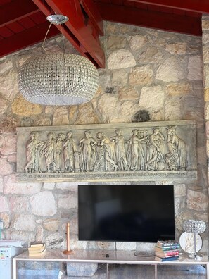 Interior - Authentic Stone Villa with Pool & Nature View (Izmir)