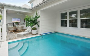 Una piscina climatizada