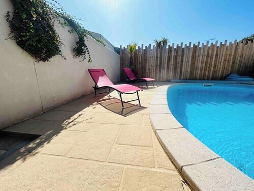 Villa Mathéo swimming pool La Rochelle Fun et Calm