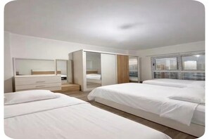 3 habitaciones y ropa de cama 