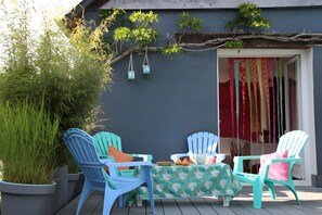 Terrace/patio - Gîte Argoat – Country Holiday Homes (Gouézec)
