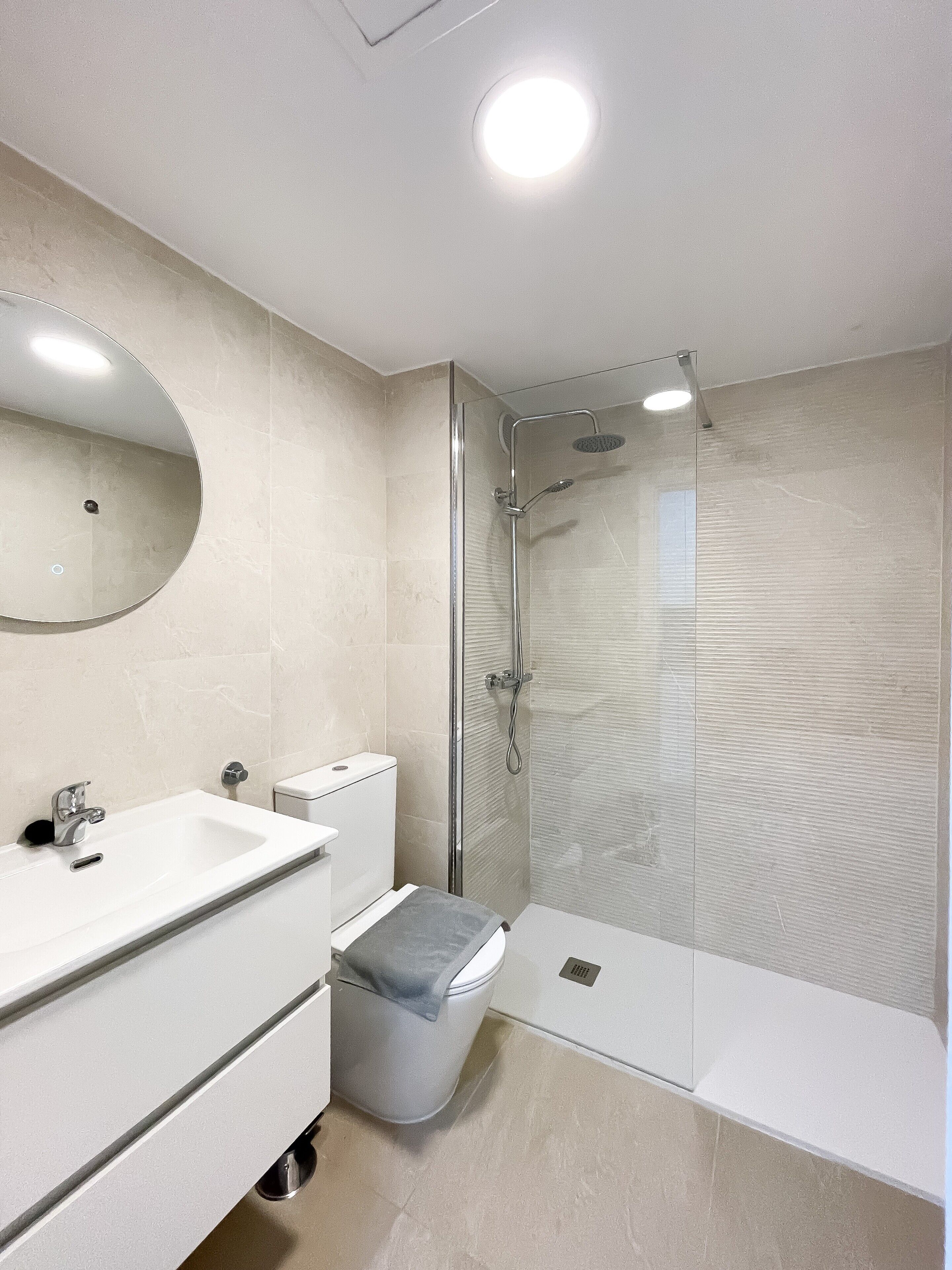 Dusche, Handtücher