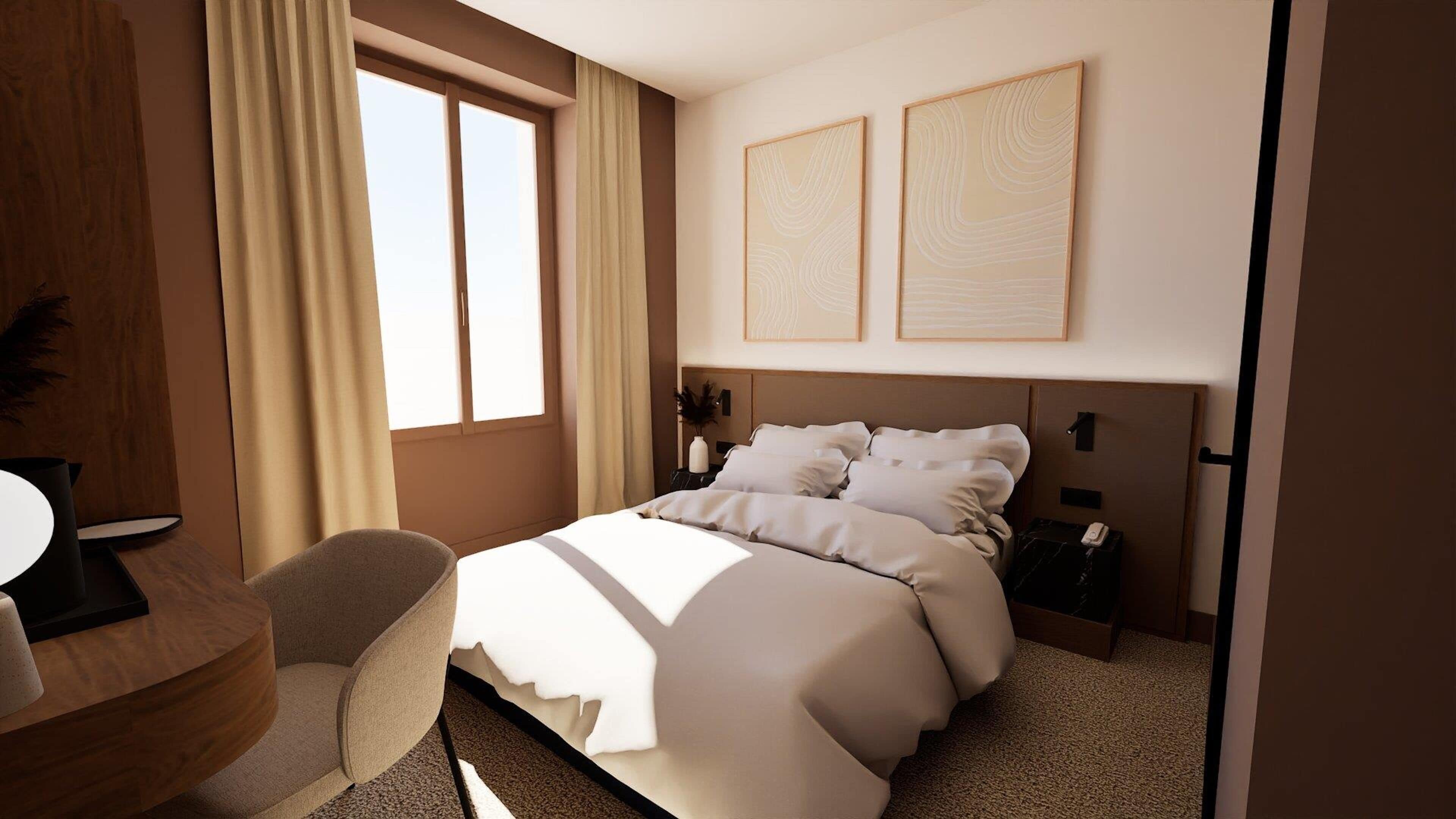 Habitación estándar | Caja fuerte y ropa de cama