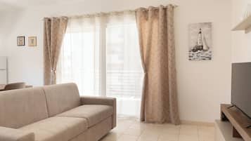 Appartement Confort, 1 chambre, balcon | Coin séjour