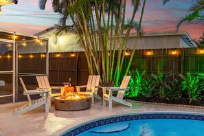 Pool - Toucan Tiki Retreat | Coastal Modern - Heated Pool (Deerfield Beach)