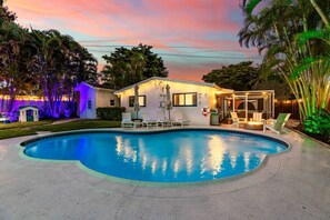 Pool - Toucan Tiki Retreat | Coastal Modern - Heated Pool (Deerfield Beach)