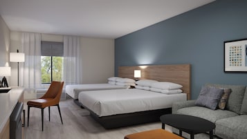 Studio Suite (2 Queen Beds With Sofabed) | Free WiFi