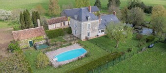 So Villa La Messagerie (49) - Heated pool - Basketball - 2 hours from Nantes - Sleeps 36.