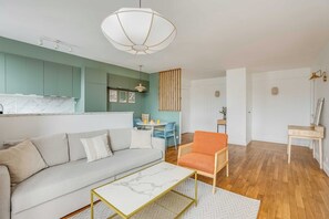 Apartment | Living area - Design Appartement 1br/2p - Beaugrenelle (Paris)