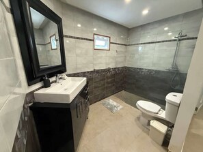 Shower, hair dryer, towels, toilet paper - Tropical Elegance Retreat II (San Juan)