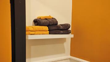Blackout curtains, iron/ironing board, free WiFi